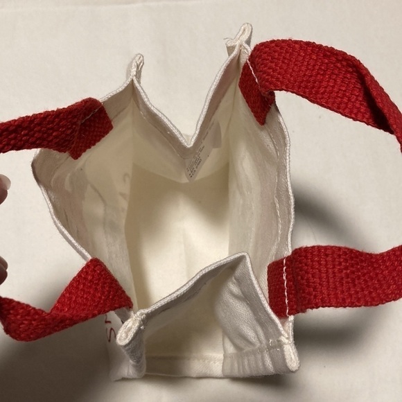 Christmas Cloth Gift Bag “Santa Paws” NWOT - Picture 4 of 6